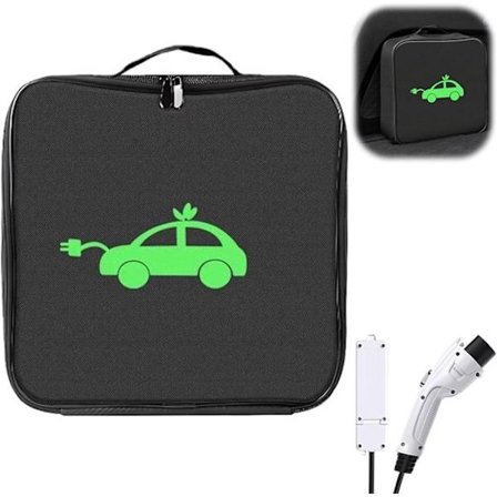 Oppbevaringsveske for ladekabel til elbil – vanntett og sklisikker – egnet for Type 1 og Type 2 kabler, Oxford bagasjeromsveske
