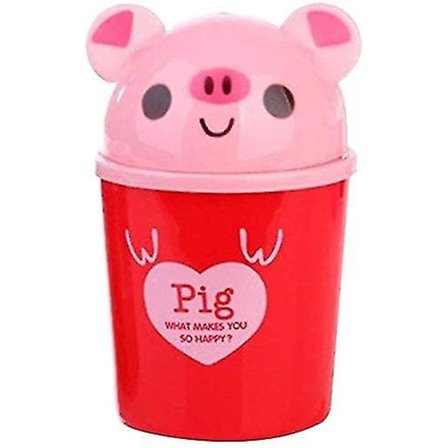 Lille bordskraldespand. Mini kontor skraldespand kreativt dyredesign panda. Papirkurv