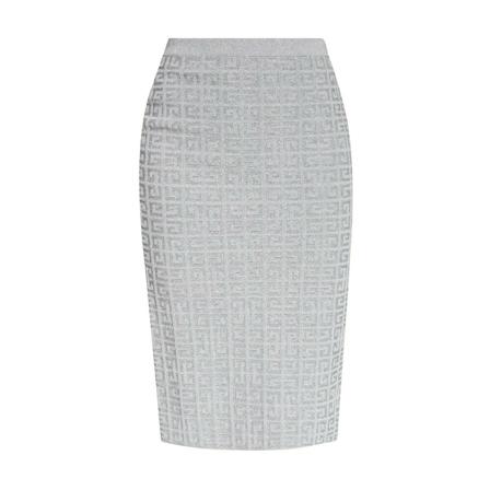 Givenchy, Midi Skirts Grijs, Dames, Maat:L