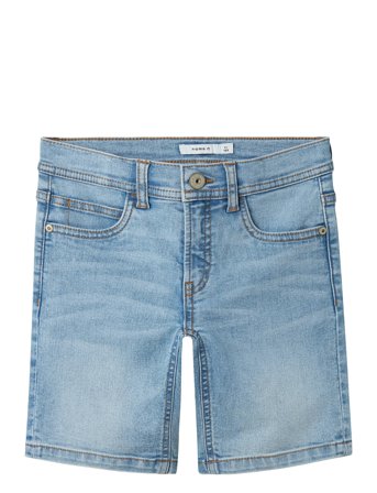 name it Nkmsilas Slim L Dnm Shorts 3339-Is Tb - Blue - 152