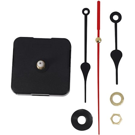 Kellokoneisto Musta Tunti Punainen Minuutti DIY Työkalusarja Käytetty