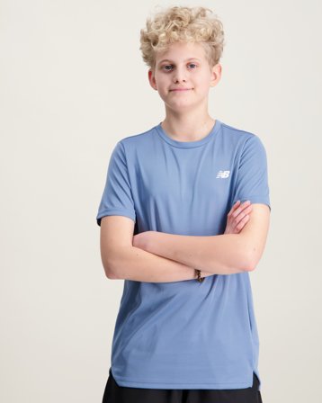 New Balance NB Athletic Tee Blå T-shirts Kille - Kids Brand Store