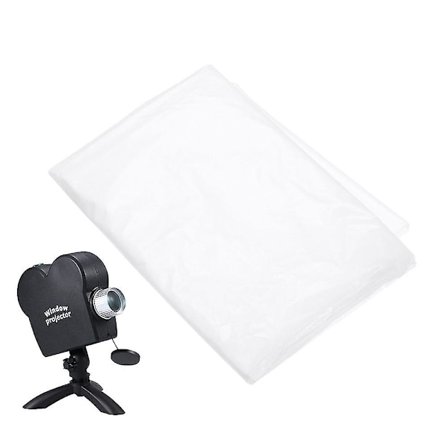 Jul Foldbar Vindue Projektor Skærm Hjemmebiograf Julefilm Video Projektion Display Forbrugsvarer Gave