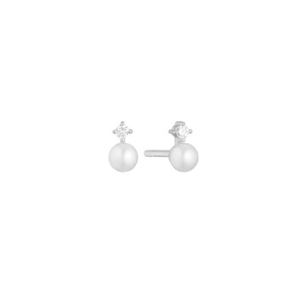 Sif Jakobs Earrings Adria Uno Piccolo , Wit , Dames , Maat: ONE Size