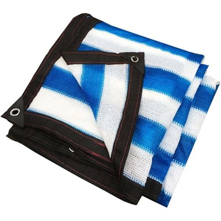 2x6m Terrasse Skyggenet, Drivhus Solbeskyttelsesnet, Forstærket, ZQKLA