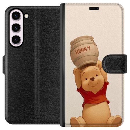 Kompatibelt Plånboksfodral till Samsung Galaxy S23+ Nalle Puh Honung Disney Winnie