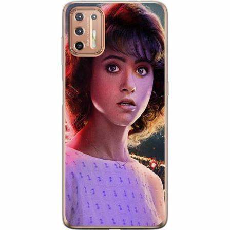 Motorola Moto G9 Plus Mjukt Skal - Stranger Things - Nancy Whe