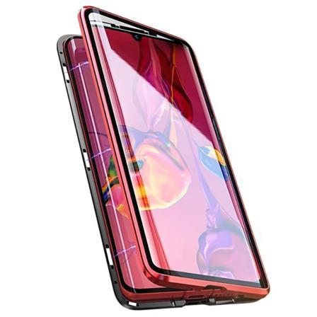Praktiskt Dubbelt Magnetiskt Skal - Huawei P30 Pro Röd