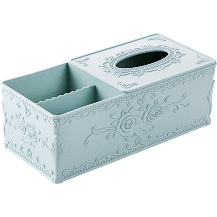 Vintage blommig mönstrad kosmetisk servettlåda soffbord Euro