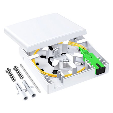 Fiber Opt Kopplingsdosa Väggpanelbox Med Inkluderad Monteringshårdvara Enkel