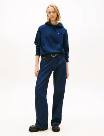 Tommy Jeans Tjw Reg S Flag Hoodie - Navy - XL