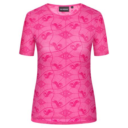 Han Kjøbenhavn Monogram Short Sleeve Pink, Dame T-shirts