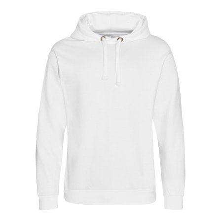 AWDis Hoods Epic Hoodie M Arctic White för män