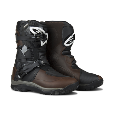 MC-Stövlar Alpinestars Belize Drystar Brun oljat läder 43