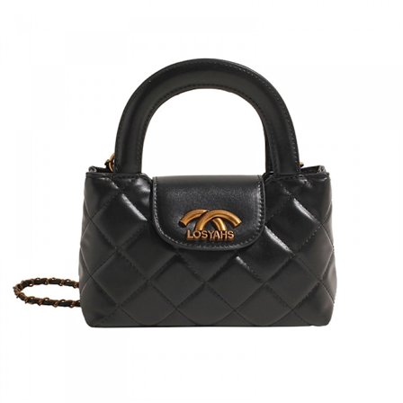 Fransk nisje gitterkjede motehåndveske pendler skulderveske crossbody liten veske