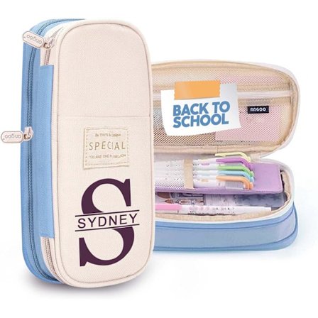 Pennfodral med Namn, Pennfodral med Stor Kapacitet, Stort Pennfodral för Flickor, Stort Pennfodral, Ritpennfodral för Konstnärer, Pe