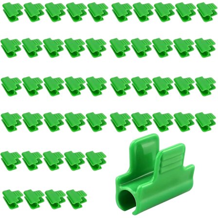 50 stk. Have Net Clips, Drivhus Klemmer til 11 mm, Plante Clips til Net, Sikre Drivhusfilm og Forlæng Vækstsæsonen