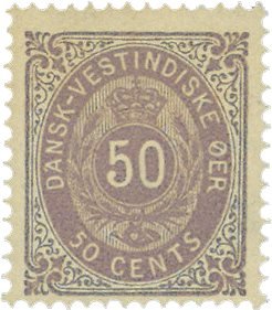 Dansk Vestindien 1876-1879 - AFA 13 - Ubrugt