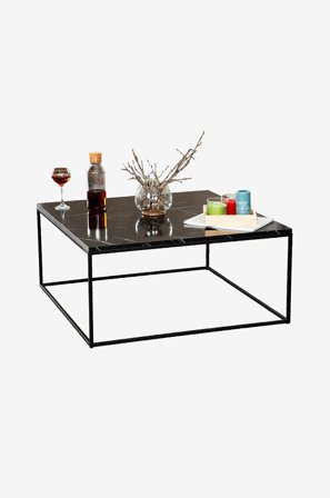 Hanah Home - Sofabord Poly Caucasian - Svart - Sofabord - Fra Homeroom