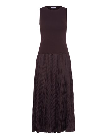 Mango | Combined-Fabric Long Dress | XS