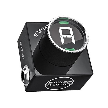 C10 Mini Audio Pedal Stemmer for Kromatisk Gitar Bass Tuning HD LED Display Justerbar A4 Område Val