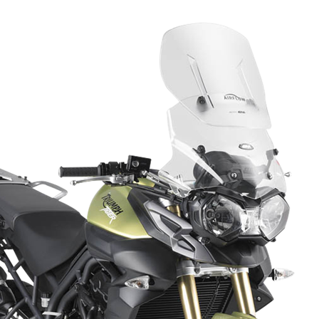 Windschutzscheibe Einstellbar Givi AF Airflow Klar - Triumph Tiger 800 2011-2014