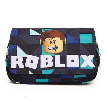 Roblox-kynäpussi lapsille, kaksikerroksinen kynäpussi vetoketjulla
