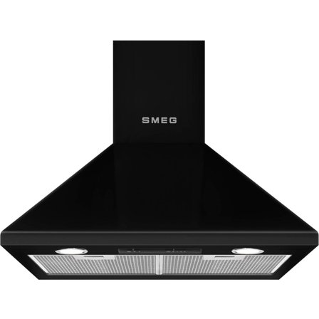 Smeg KSED65NEE Universal Veggmontert Ventilator 60 cm, Svart