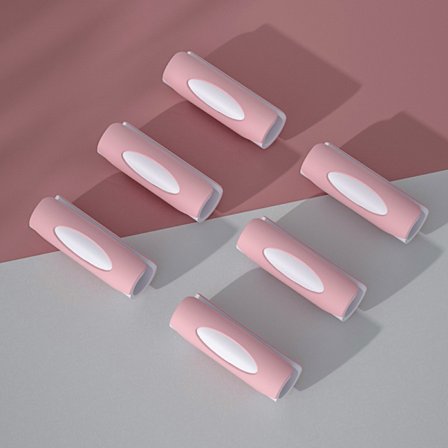 6 kpl (Vaaleanpunainen valkoinen) Muoviset Sängynpeitteen Kiinnittimet Liukumattomat Peitto C