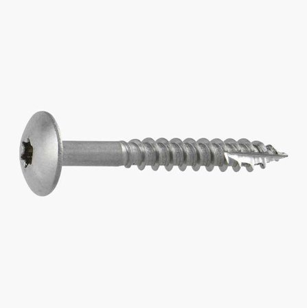 Fasadskruv utan tätningsbricka 4 8 x 38 mm A2 200 st.