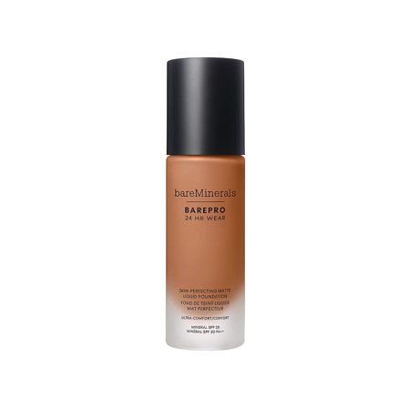 bareMinerals BAREPRO 24HR Wear Skin-Perfecting Matte Liquid Foundation Mineral SPF 20 Medium Deep 45, Makeup, Ansigt, Foundation