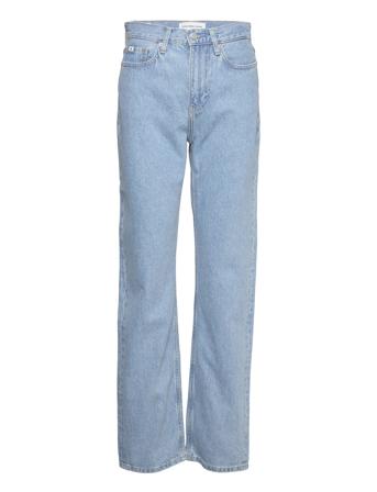 High Rise Straight Suorat Farkut Sininen Calvin Klein Jeans