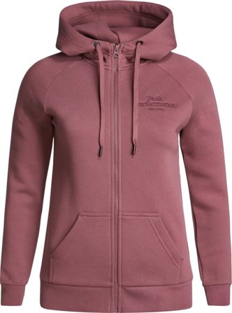 Peak Performance Women's Original Zip Hood Women long-sleeved sweaters Pink S
