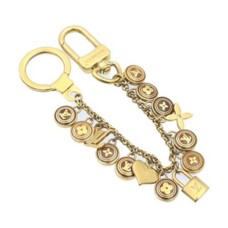 Louis Vuitton Vintage, Pre-owned Porte Cles Chainne Pastilles Geel, Dames, Maat:ONE Size
