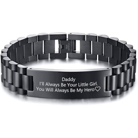 Armband till min pappa, dotter son till pappa gåva idé kärleksmeddelande