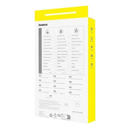 Magnetiskt mobilskal för iPhone 15 ProMax Baseus Fauxther-serien (svart)