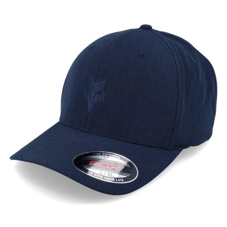 Fox - Blå flexfit Keps - Fox Head Select Heather Midnight Flexfit @ Hatstore