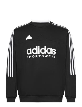 House Of Tiro Fleece Sweatshirt Sport Men Sport Clothing Sport Sweat-shirts & Hoodies Sport Sweat-shirts Black Adidas Sportswear