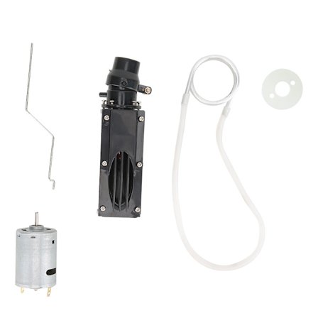 380 Motor Vattenjetpump Spray Propeller Fjärrkontroll RC Båtillbehör Delar Svart