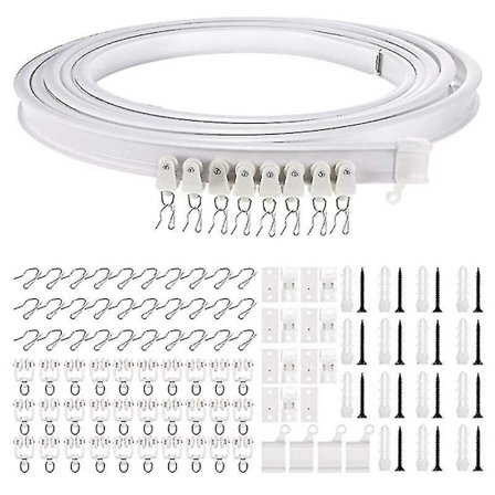 1-5 Meter Bøybar Tak Buet Gardinskinne Fleksibel Takgardin