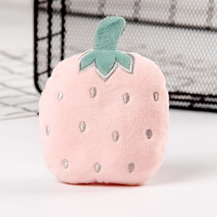 Interaktiv katt leksak jordgubbar katt leksak skramla papper interaktiv