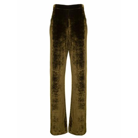 Jil Sander, Wide Trousers Groen, Dames, Maat:S