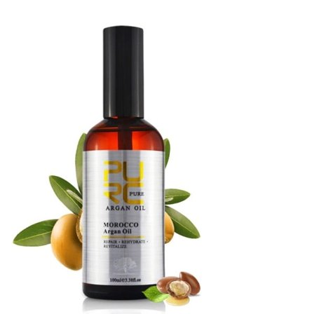 Argan olie hår behandling udjævning blødt reparation frizz tørt skadet hår pleje