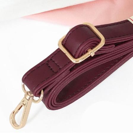 Taske Strap Skuldertaske Bælter VINRØD wine red