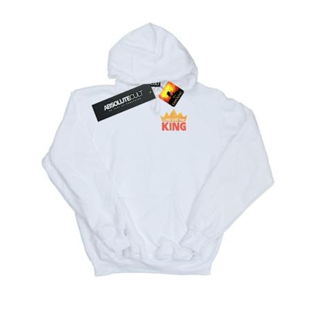Disney Boys The Lion King Movie Long Live Breast Print Hoodie 9 White 9-11 Years