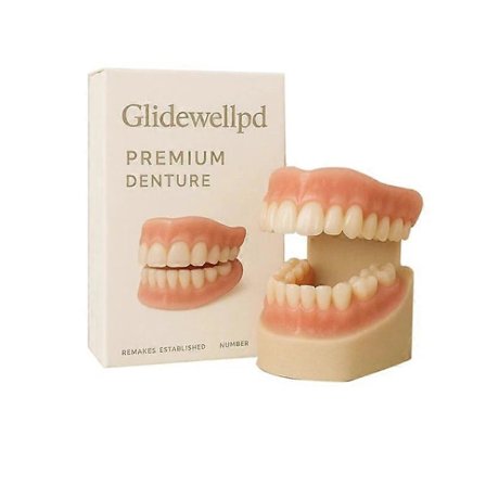 Glidewellpd - Premium Silikonprotes, Smileasego Premium Proteser Hela Munnen