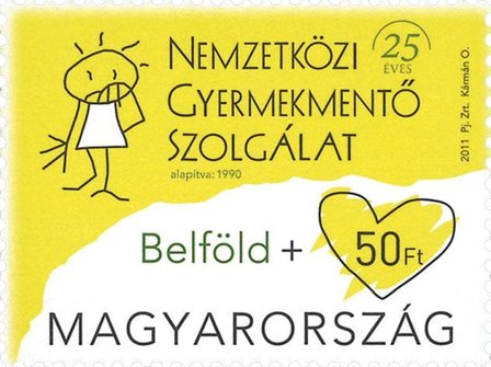 Ungarn - Frimærkets dag / Gyermekmento - Postfrisk frimærke