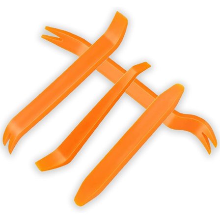 4 stk. Trim-fjerningverktøy, Bilinteriør Trim Stereo Installasjon