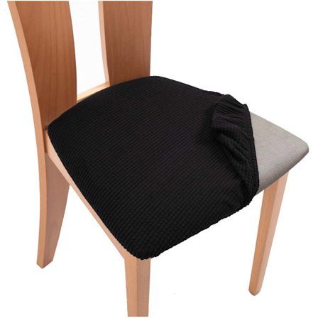 Stretch Curved Chair Cover Square Chair Cushion for Office Home