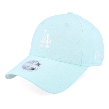 New Era - Verde adjustable Gorra - Los Angeles Dodgers Womens MLB Linen 9FORTY Mint Adjustable @ Hatstore